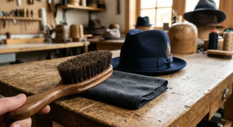 Comment enlever les traces de transpiration sur un chapeau ?