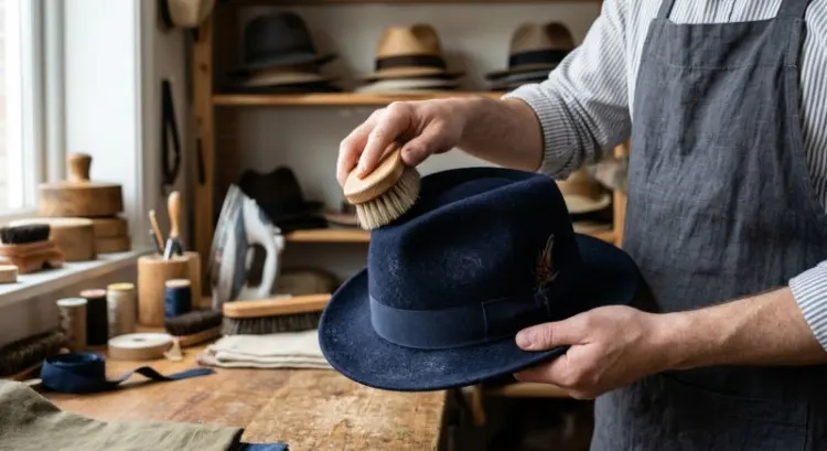 Comment enlever une tache de graisse sur un chapeau en feutre ?