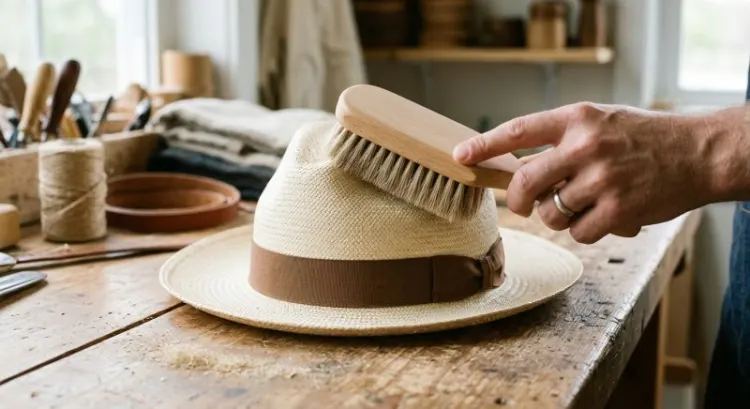 Comment entretenir un chapeau de paille ?