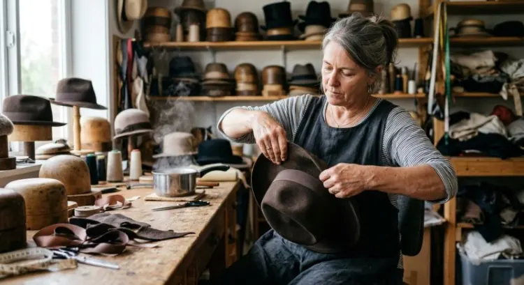 Comment reformer un chapeau avec de la vapeur ?