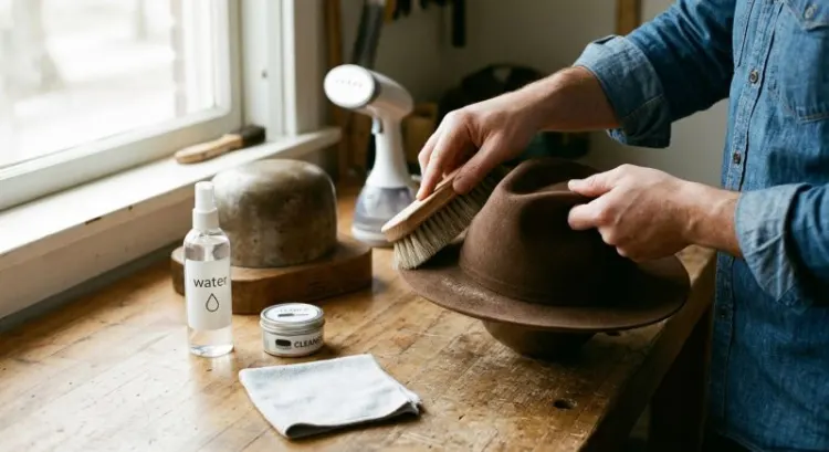 Comment nettoyer un chapeau en feutre sans l’abîmer ?