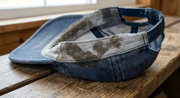 Comment enlever les traces de transpiration sur un chapeau ?